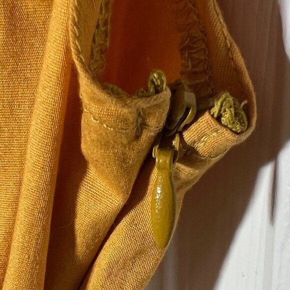 Vintage Style Petalo Golden Yellow Dress - Small - Picture 8 of 8